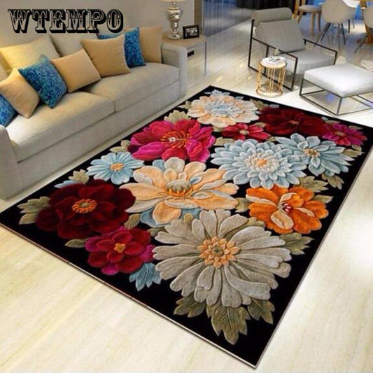 European Carpet for Living Room Anti-slip Mats Luxury Doormat Kitchen Floor Rug Hallway
