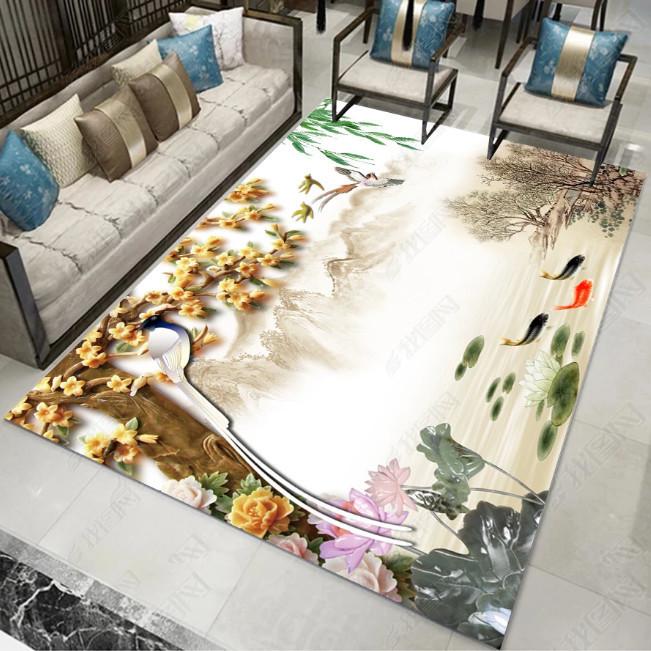 Chinese Carpet Living Room Coffee Table Sofa Bed Bedroom Blanket Simple Chinese Wind Corridor Paved Floor Mats
