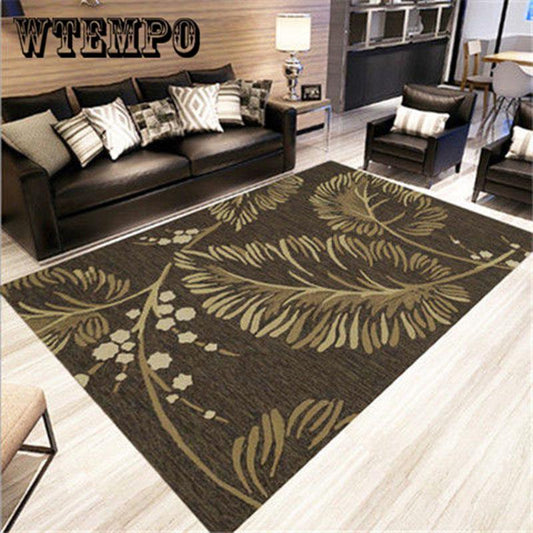 Feather Pattern Printing Carpet Kids Climbing Mat for Kids Bedroom Living Room