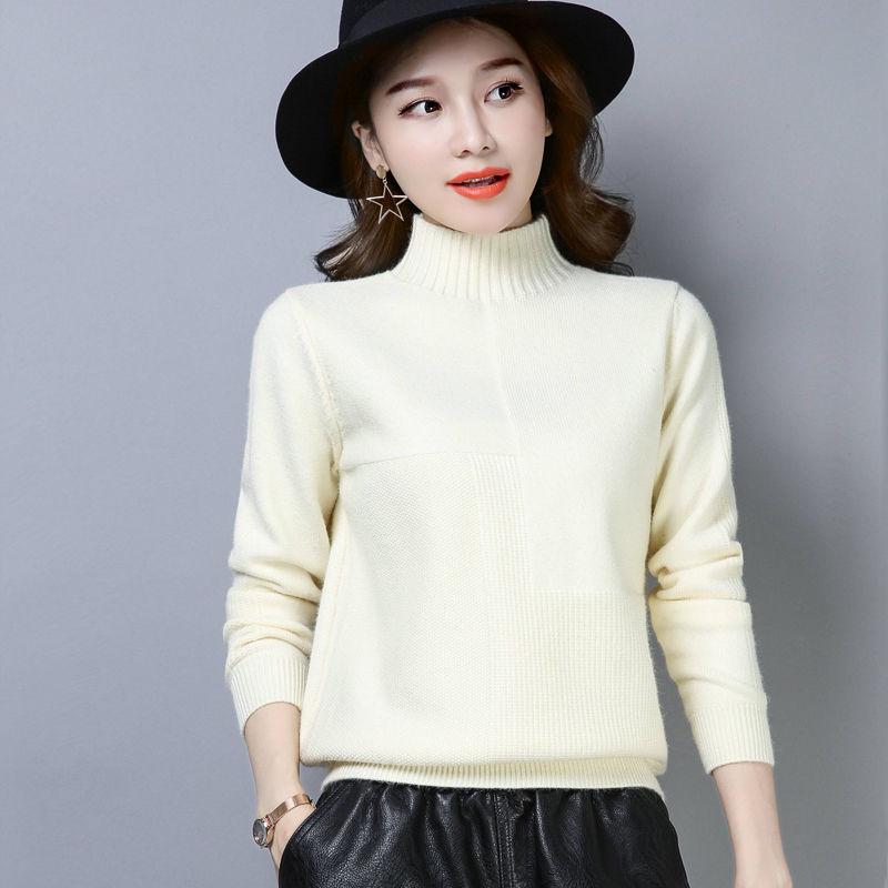 Winter Autumn Turtleneck Sweater Women Knitted Soft Pullover Sweater Female 2019 Fashion Pullovers