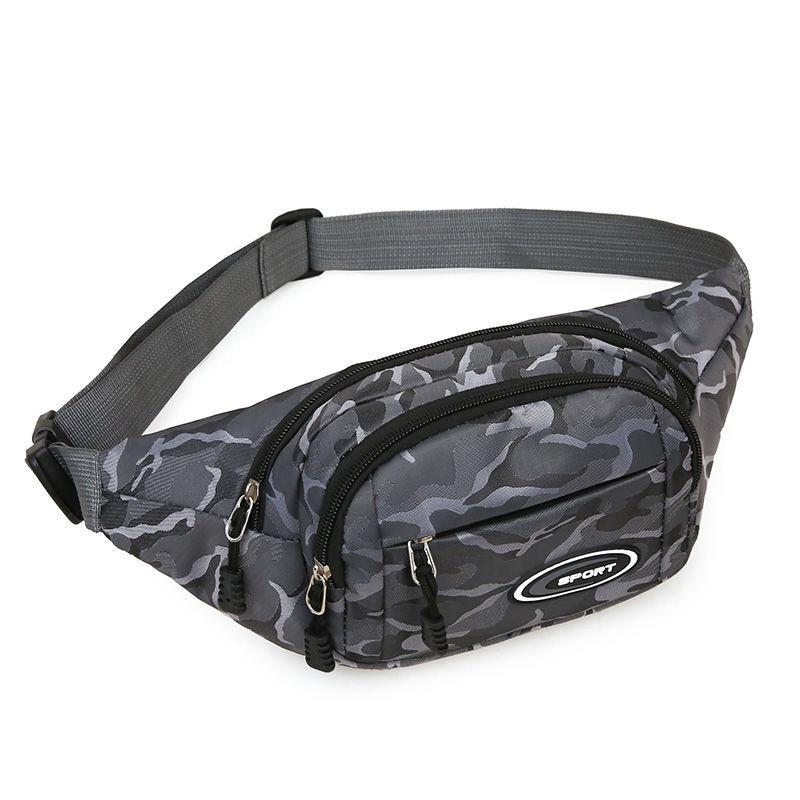 Men's and Women's Chest Bag Texture Waterproof Waist Bag Trend Large-capacity Multi-functional Messenger Wallet