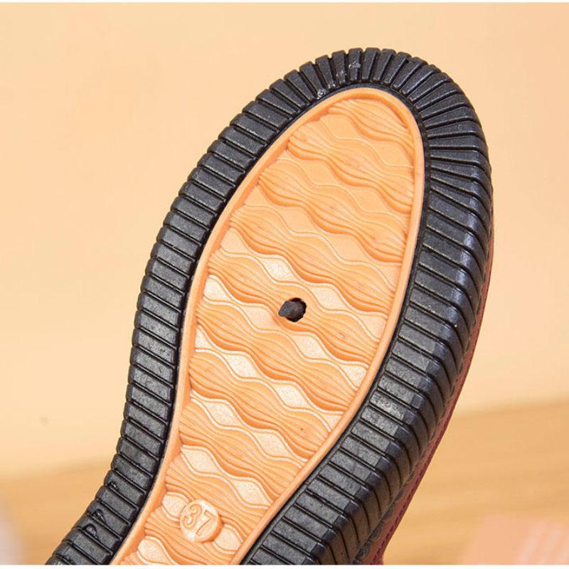 Winter Old Beijing Women's Cotton Shoes Plus Velvet Warm Shoes Anti-skid Anti-level Bottom Cotton Boots
