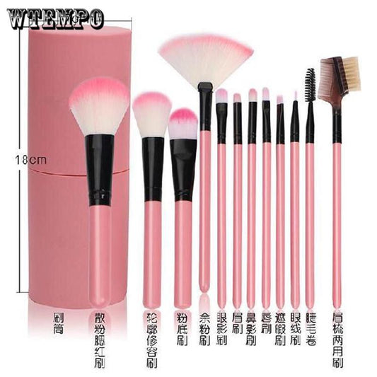 12Pcs Unicorn Glitter Makeup Brushes Set Diamond Crystal Handle Brushes Set Beauty Tool Kit