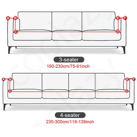 L-shaped Non-slip Elastic Machine Washable Living Room Sofa Cover Is Soft and No Pilling and Does Not Fade