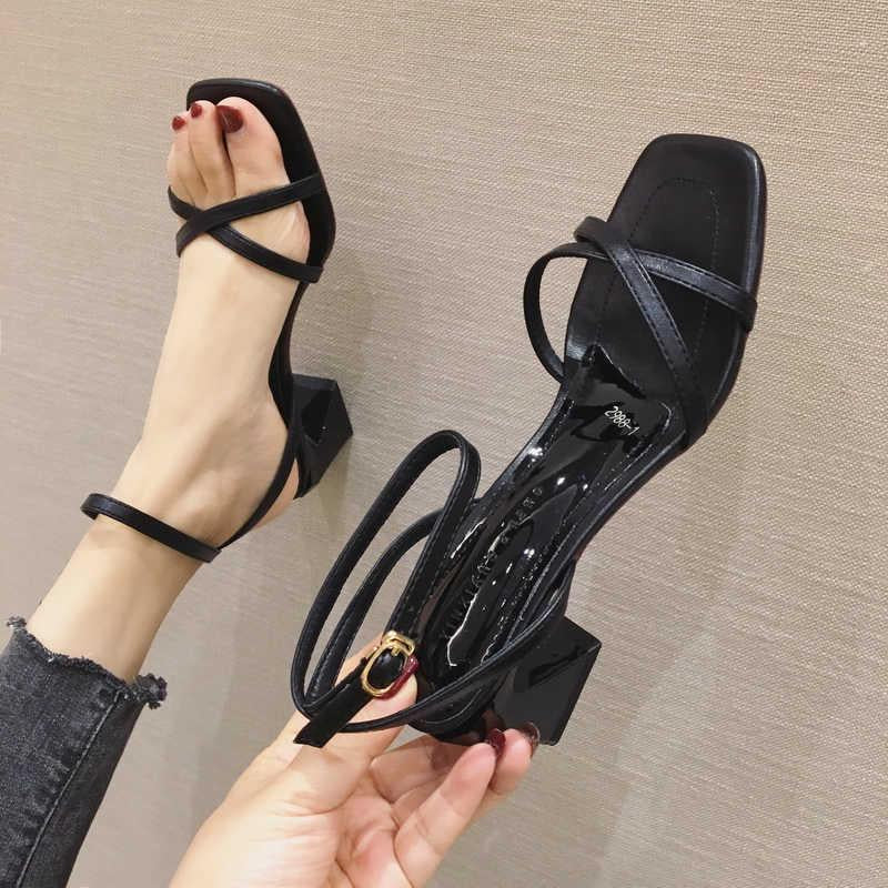 Women White Wine Red Sandals Summer Flat Chic Soft Comfortable High Heel Peep-toe Shoes for Women