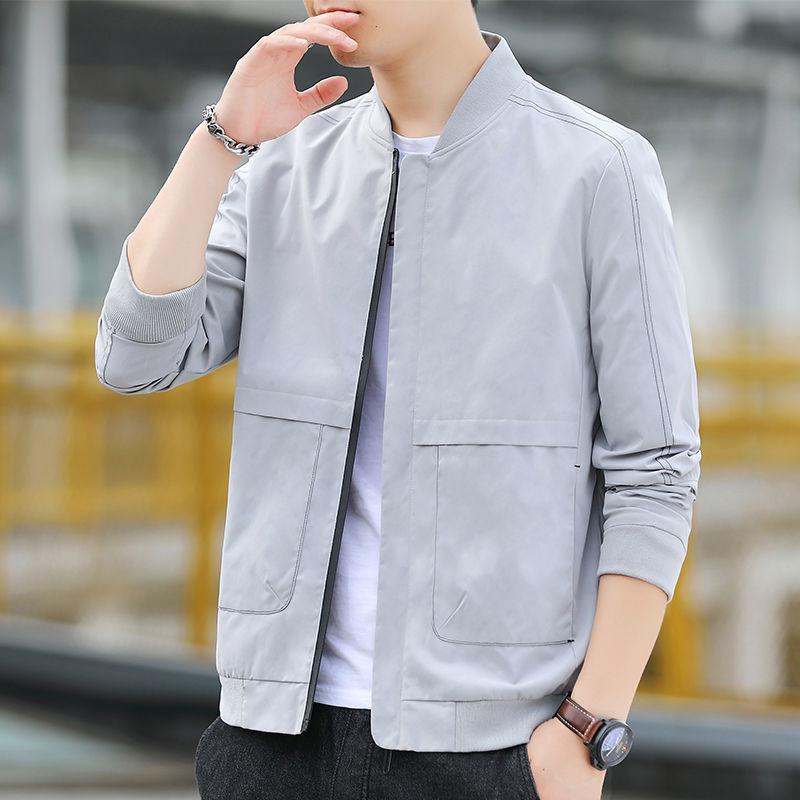 Spring and Autumn Men's Jacket Casual Baseball Uniform Men's Jacket Jacket Thin Section