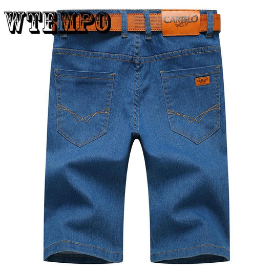 Fashion Men Short Jeans Summer Casual Denim Comfortable Breathable Pants