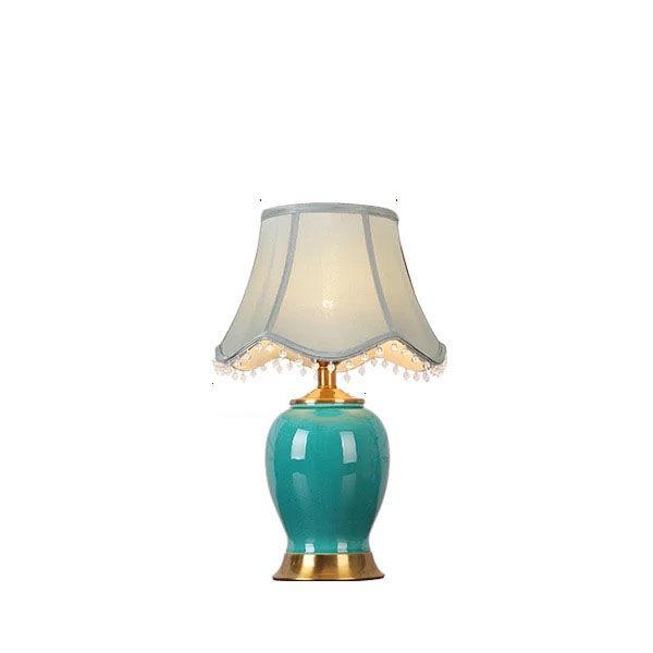 Table Lamp Luxury High-end Ceramic Table Lamps Living Room Bedroom Bedside Lamp Decorated Led Lamps