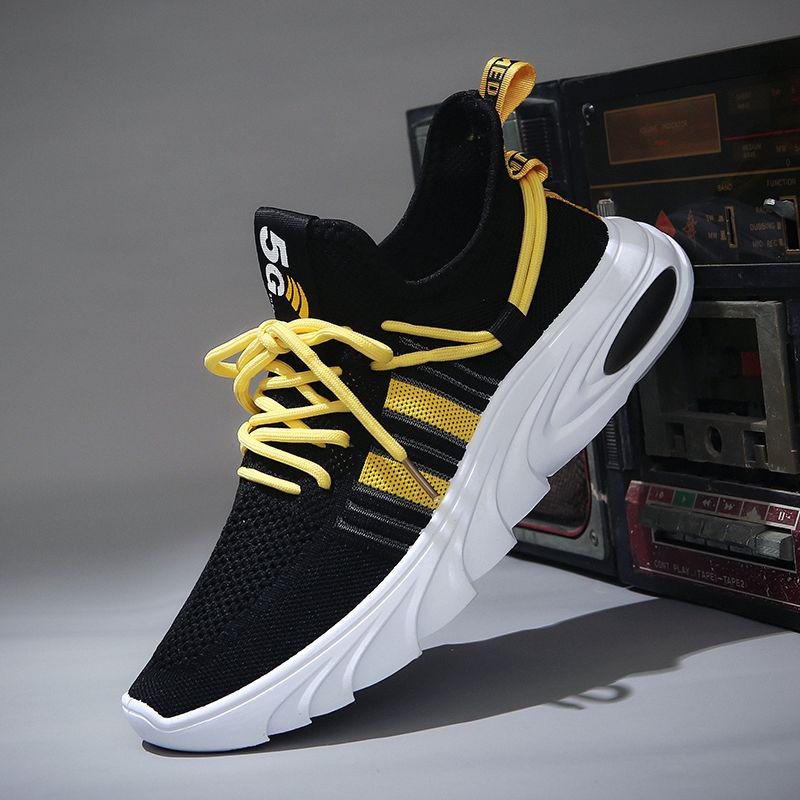 Thick Sole Shoes Men's Summer Sneakers Men Korean Trend Male Shoes Sports Casual Breathable Running Shoes