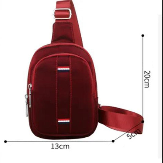 Vertical Simple Chest Bag Female Trend Wild Mini Messenger Bag Chest Bag Small Chest Bag Wild Messenger Backpack