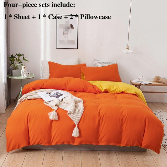 Bed Four Sets of Pillow Cover Sheets Are Set In A Sleeve Home Bedding 1.8 Meters 2 Meters Double Bed Fresh Princess Wind