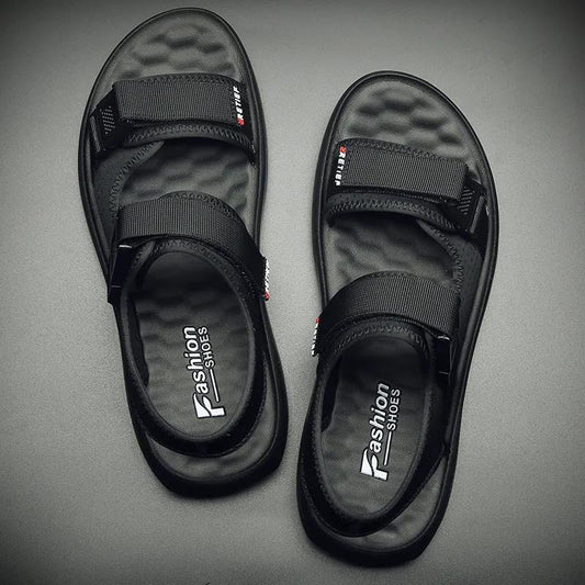 Summer Men's Beach Shoes Outdoor Non-slip Waterproof Sandals Lightweight Breathable Soft-soled Sandals