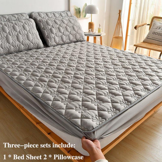 Bedspiery Cotton Breathable Thickening Three-piece Suit Dream Protection Cover Dust Cover All-inclusive Sheets 1.8 Meters 2 Meter Bedding Suit