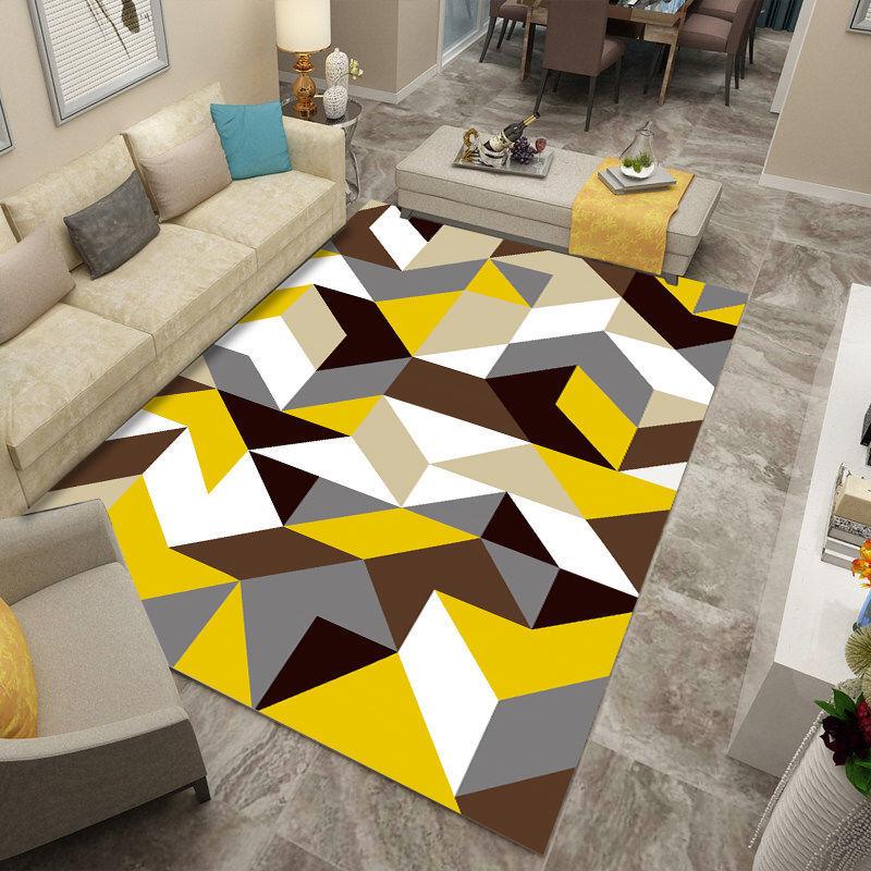 Ins Style Nordic Carpet Living Room Coffee Table Blanket Modern Minimalist Bedroom Room Full Bed Blanket Large Area Home