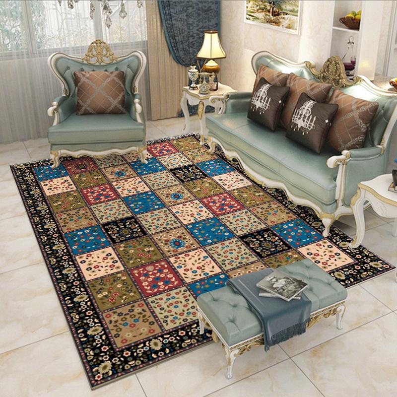 Carpets for Living Room Geometric Bedroom Carpet Sofa Coffee Table Rugs Creative Floor Mat Area Rug