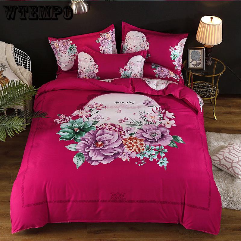 Duvet Cover Pillowcases Bedspreads 4pcs Sets Bedding Set Fashion House Luxury Bed Cover Sheet
