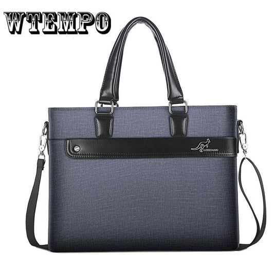 Handbags Men Business Leather Briefcase Shoulder Bag Travel Bags Document Case