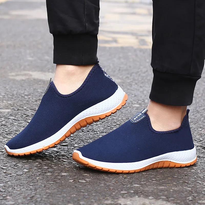 Spring and Summer Old Beijing Cloth Shoes Men's Non-slip Wear-resistant Youth Casual Shoes