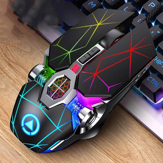 Silver Eagle Gaming Mouse Wired Silent Gaming Mechanical Computer Desktop Notebook Mouse