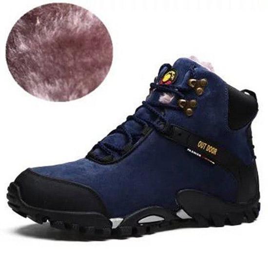 Men's Shoes Winter Cotton Shoes Men's Leather Shoes Plus Size 38-46 Men's Sneakers Martin Boots