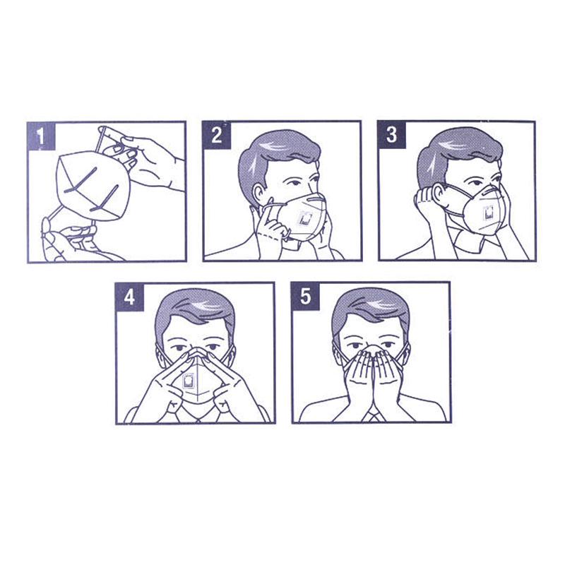 KN95 Mask Non-woven Protective Masks Dustproof Anti-fog PM2.5 Safety Breathable Disposable Mask