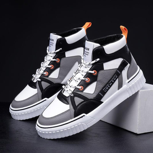 Spring and Summer Men's High-top Shoes Korean Version of The Trend of All-match Casual Shoes Men's Sports Shoes