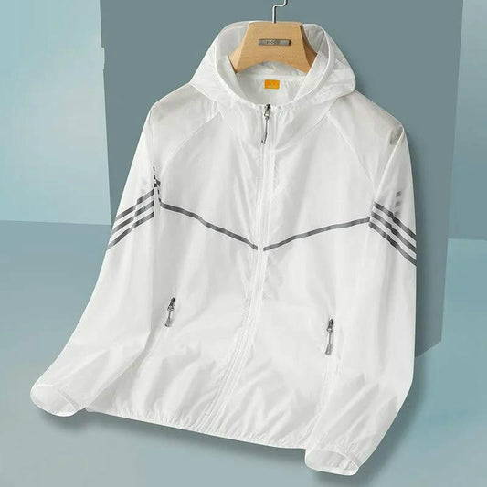Sun Protection Clothing Men's Jacket Spring and Summer Breathable Lightweight Sports Sun Protection Clothing Hooded Skin Clothing