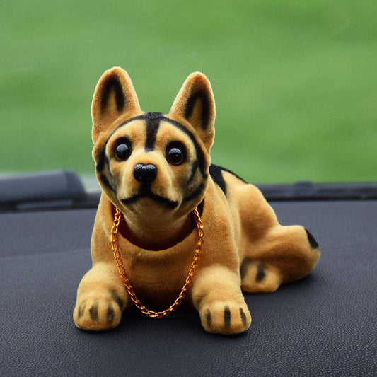 Car Shaking His Head Dog Car Ornaments Cute Shaking His Head Doll Cute Pet Car Ornaments Car Interior Decoration Supplies