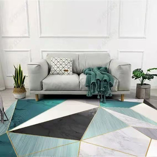 Scandinavian Style Geometric Carpet Living Room Carpet Pad Bedroom Full Bed Blanket Can Be Customized