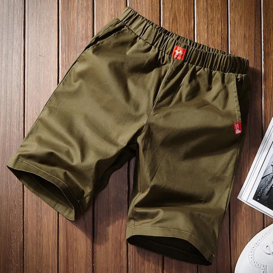 Summer Casual Pants Men's Shorts Short-sleeved Slim Pants Youth Beach Pants Sports Five-point Pants