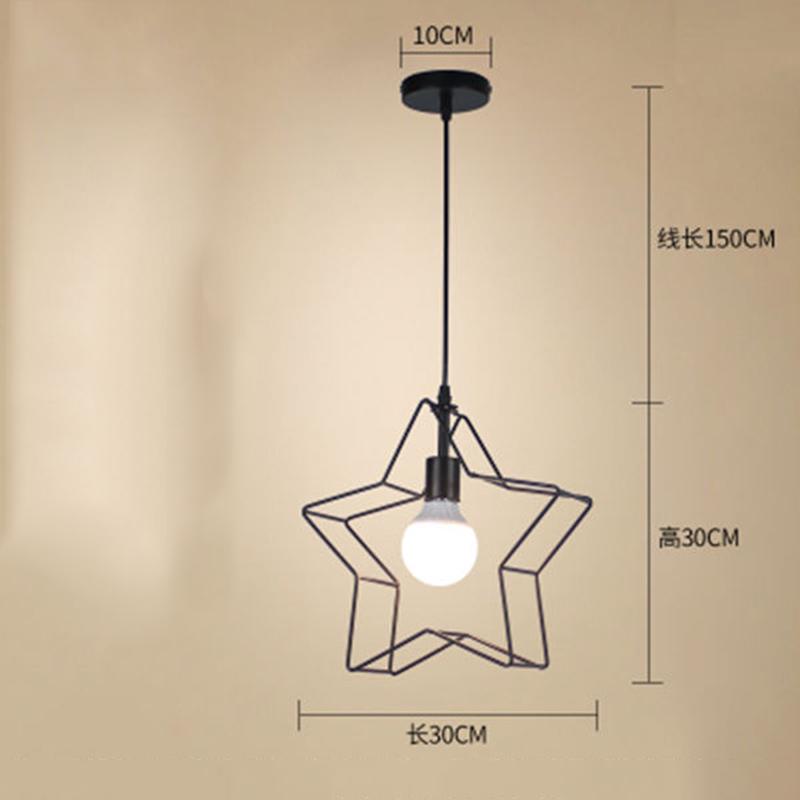 Industrial Wind LED Pendant Lamp Nordic Lamp Home Decor Hanging Lamp Loft Lighting Kitchen Fixtures