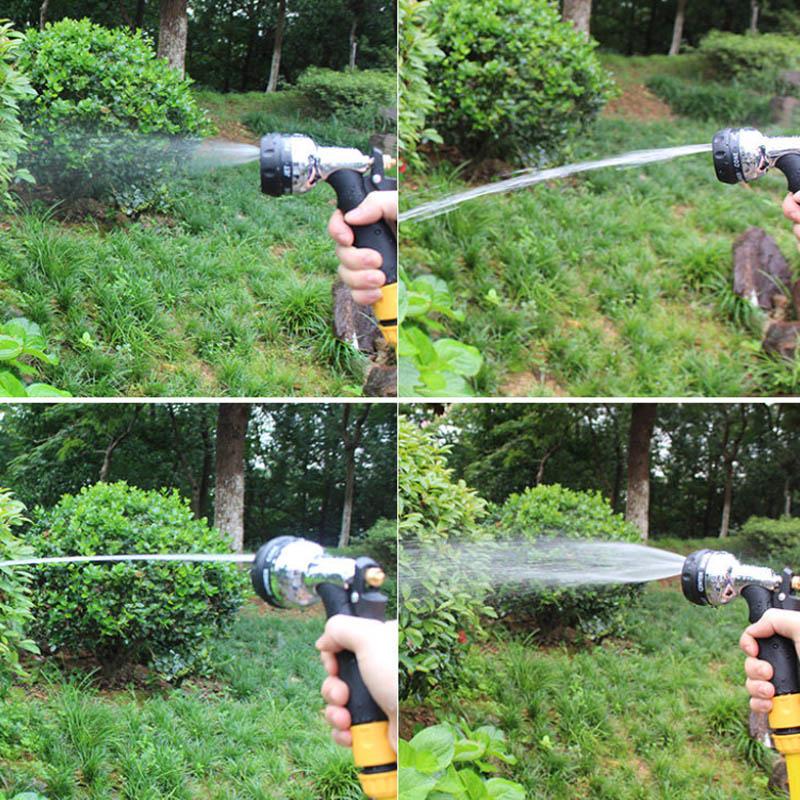 Multifunctional Metal Water Gun High Pressure Car Wash Household Garden Watering and Flower Sprinkler Connector Set