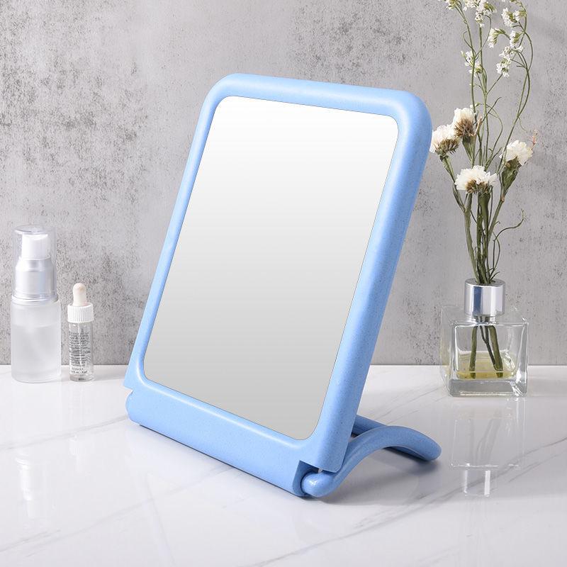 Desktop Makeup Mirror Desktop Vanity Mirror Rectangle Creative Towel Hanging Mirror Bathroom Mirror