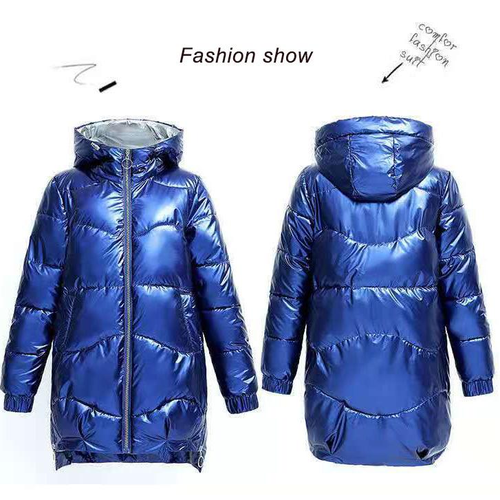 Winter Short Shiny Down Jacket Cotton Women's Loose and Thick Bread Jacket Winter Thick Warm Jacket Can Not Be Mechanically Washed