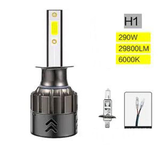 Front Lighting Car Headlights Strong Light Super Bright Car Bulb Accessories 12V24V 290W/330W H1 H4 H7 Far and Near Light Integrated 9005 9006 9012