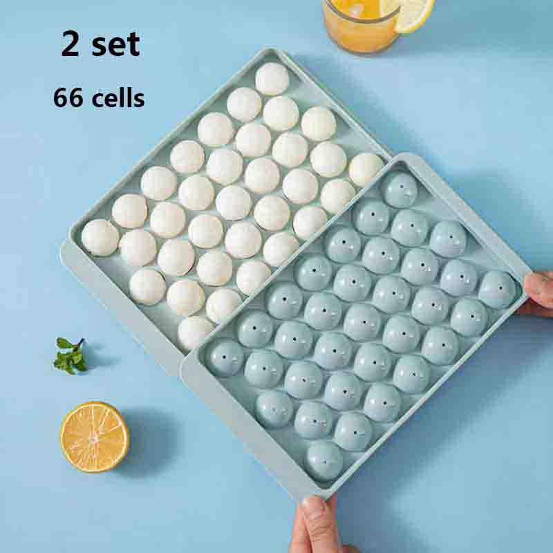 Reusable Ice Ball Mold Ice Trays for Freezer with Lid, Sphere Rhombus Honeycomb Ice Trays for Whiskey