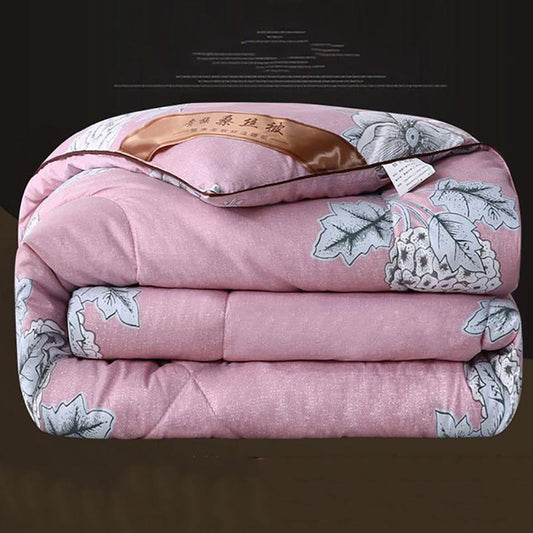 Skin-friendly Mulberry Silk Quilt Single and Double Summer Air-conditioning Quilt Spring and Autumn Quilt Warm Winter Quilt