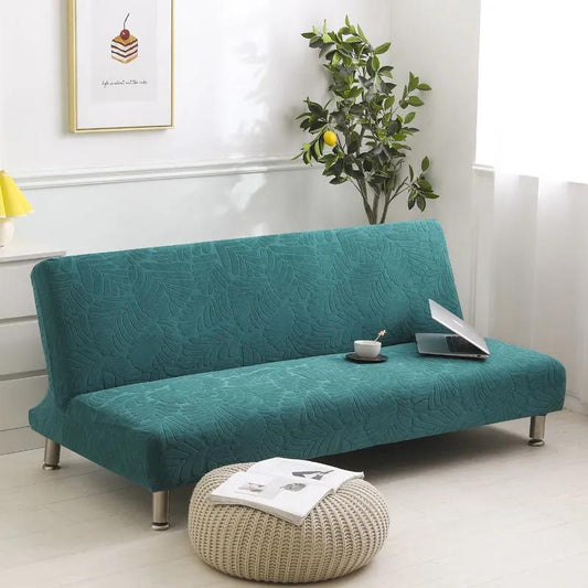 All-Inclusive Universal Cover Folding Sofa Cover Without Armrests Full Cover Fabric Universal Sofa Cover