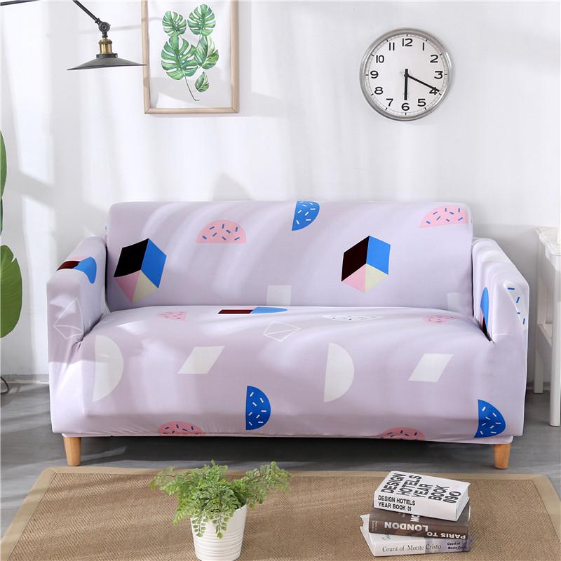 Cartoon Rabbits Pattern Sofa Cover Sofa Cover 1/2/3/4 Seater Sofa Slipcovers Spandex Furniture Protector Covers