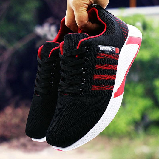 Men Air Cushion Sneakers Non-slip Basketball Shoes Breathable Wear-resistant Mesh Running Shoes