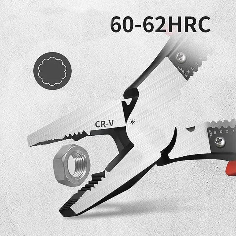 26cm Industrial Vise Needle-nose Pliers Diagonal Pliers Multifunctional Pliers Stripping Wire and Cutting Steel Wire