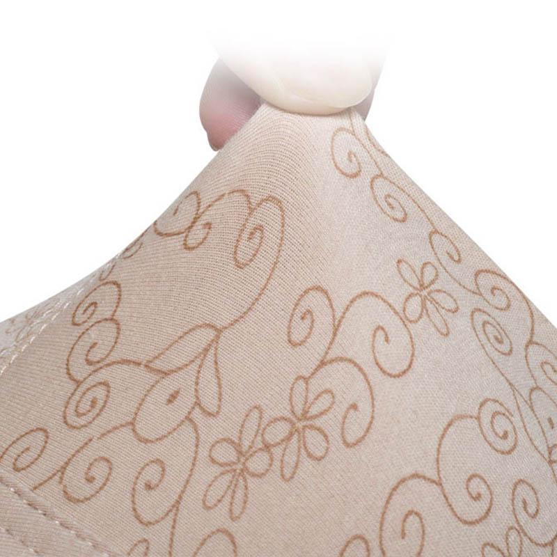Thin Large Size No Steel Ring Sexy Front Buckle Pure Cotton Comfortable Soft Breathable Tank Top Anti-glare Anti-Sagging Bra