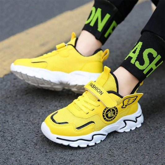 Children Spring Fall Sneakers Winter Boys Girls Cotton Sports Shoes Baby Soft Microfiber Running Shoes