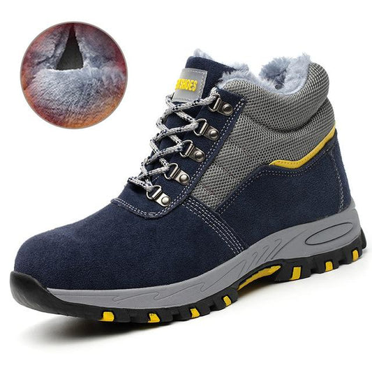 Winter Work Boots Safety Steel Toe Men Sneakers Anti-smash Men Shoes Anti-puncture Work Boots