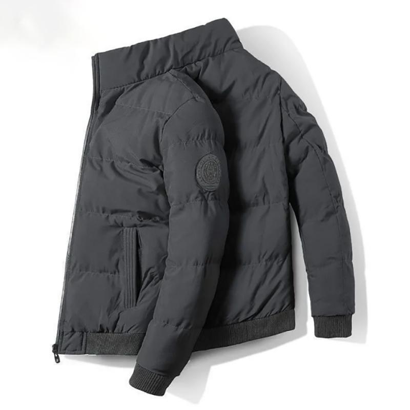Men's Down Padded Jacket Keeps Warm In Autumn and Winter and Thicken Plus Size Korean Baseball Uniform Men's Jacket