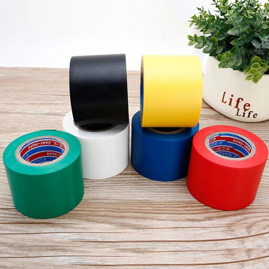 Electrician Waterproof Tape Pvc Large Roll Super Sticky Flame Retardant High Temperature Resistant Insulating Black Tape