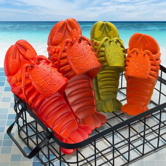 Parent-child Slippers for Men and Women Summer Creative Cute Crayfish Slippers To Wear Beach Sandals Outside Home