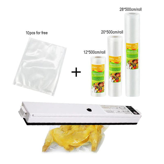 Food Vacuum Sealer Packaging Packing Sealing Machine Vacuum Bag Food Saver Packer Automatic Commercial Household