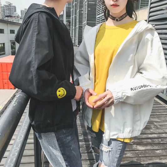 Lovers Wear Social Jacket Summer Sun Protection Clothing Student Youth Outerwear