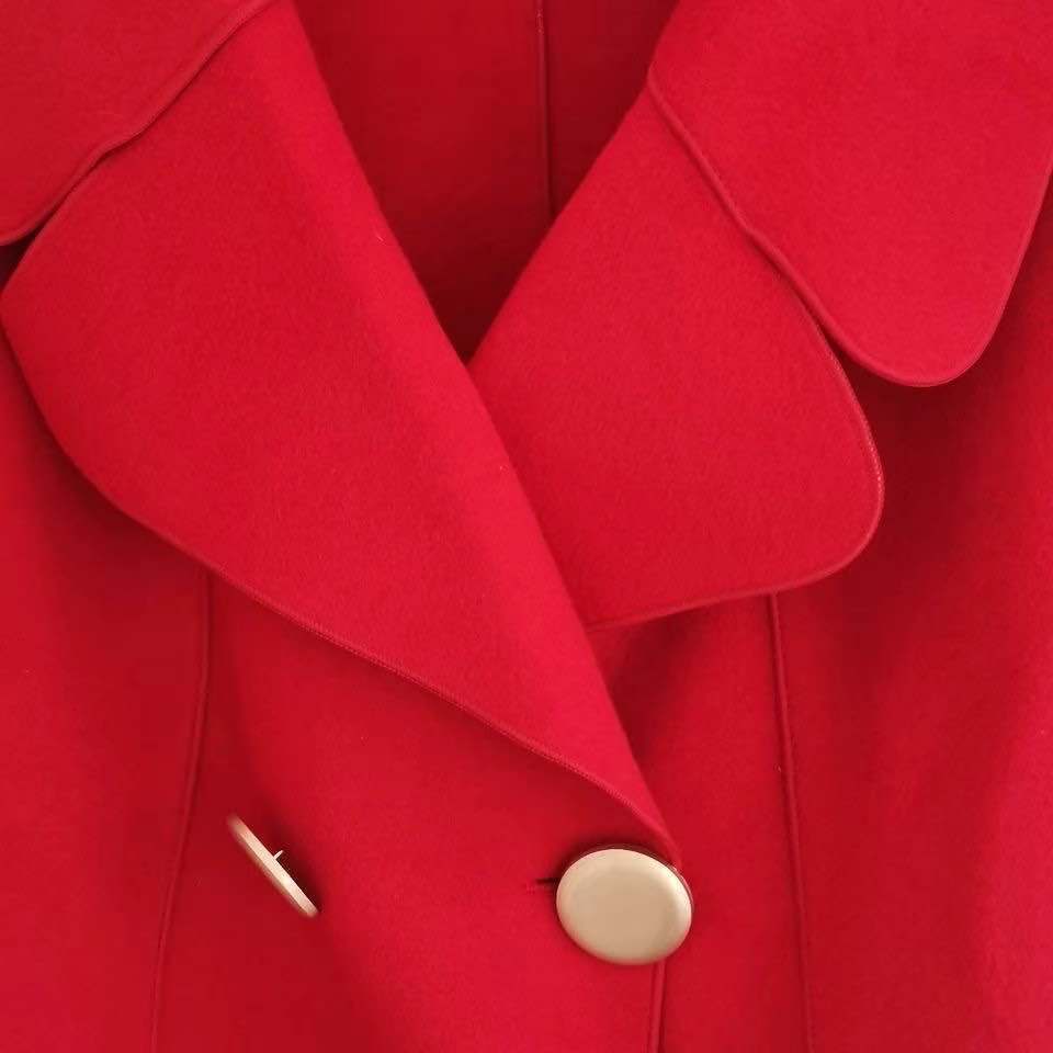 Double-sided Woolen Coat Mid-length High-quality Cashmere Coat All-match Suit Collar Woolen Coat Women's Clothing